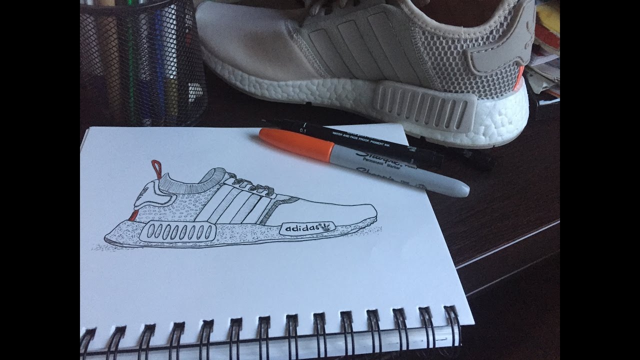 adidas nmd drawing